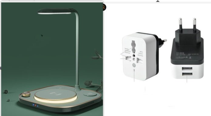 Three-in-one Wireless Magnetic Charger Desk Lamp