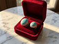 Oval Turquoise Crystal Statement Ring