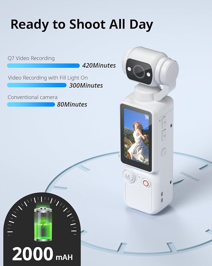 OZCT - 4K Ultra HD Handheld Gimbal Camera – Cameras Projectors