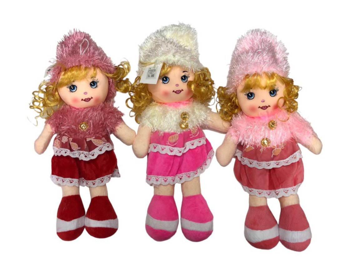 Pink Doll Toy (35cm) – Pretend Play Toys