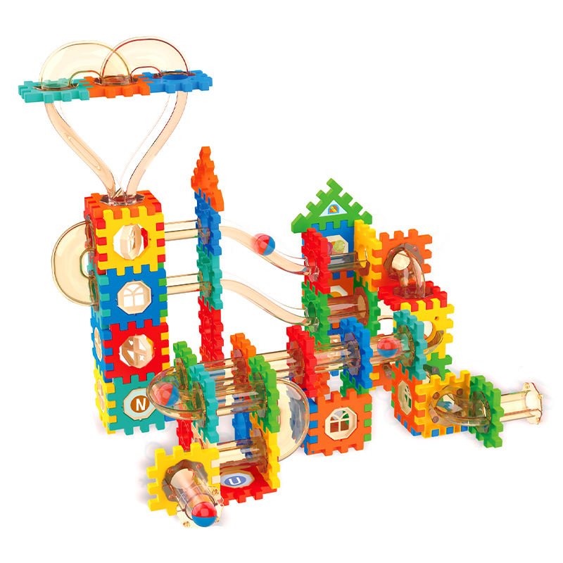 Pipeline Rolling Block Building Set – Building Engineering Toys