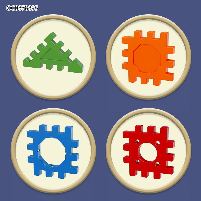 Pipeline Rolling Block Building Set – Building Engineering Toys