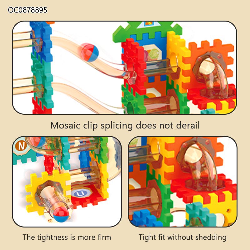 Pipeline Rolling Block Building Set – Building Engineering Toys