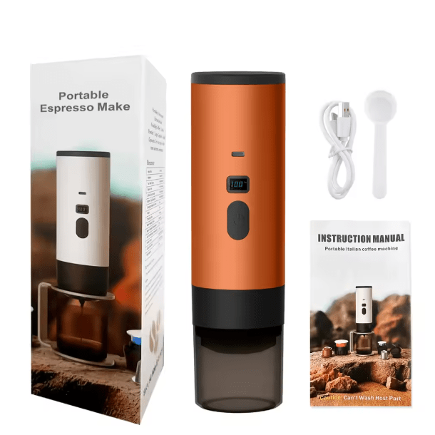 Portable & Automatic Coffee Maker – Cordless Beverage Preparation
