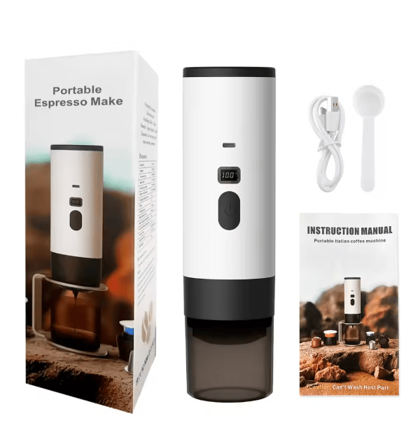 Portable & Automatic Coffee Maker – Cordless Beverage Preparation