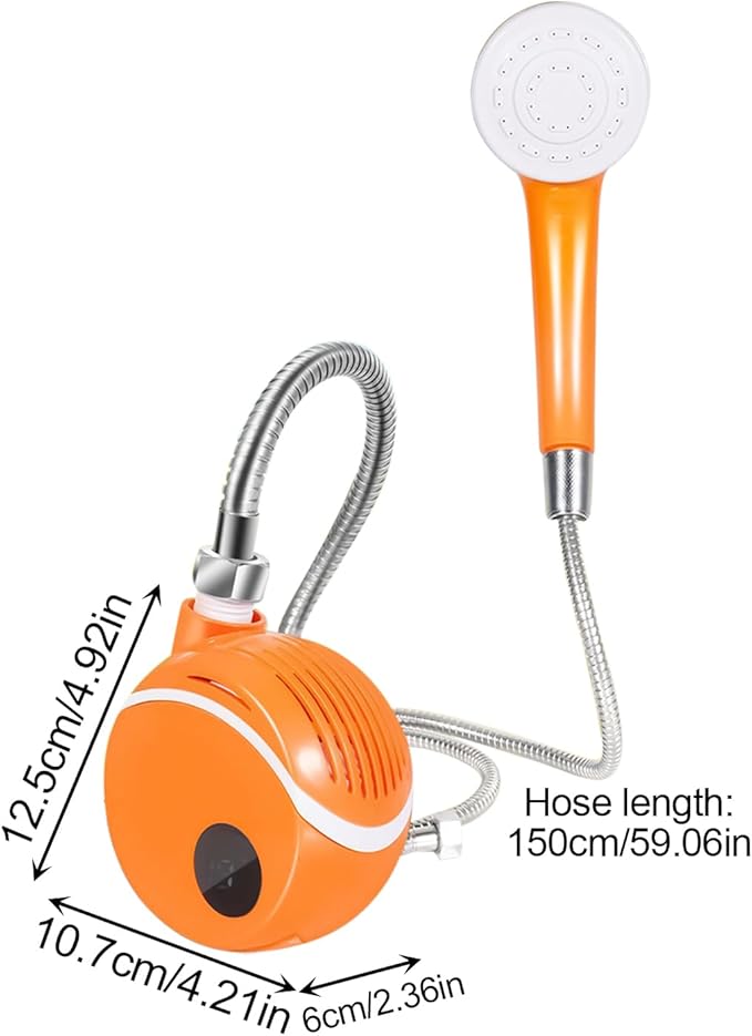 Portable Electric Instant Water Heater Shower Head