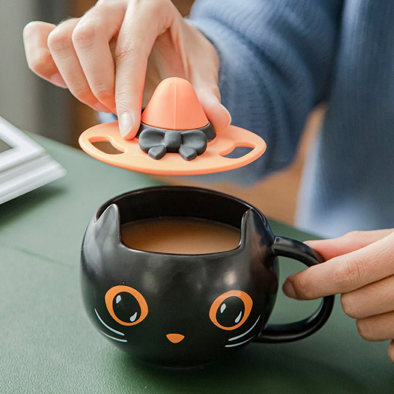 Pumpkin Covered Spoon Couple Gift Mug – Tea Coffee Drinkware