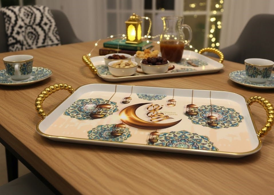 Ramadan Kareem Premium Decorative Tray – Home & Kitchen