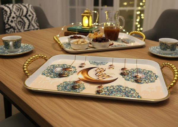 Ramadan Kareem Premium Decorative Tray – Home & Kitchen