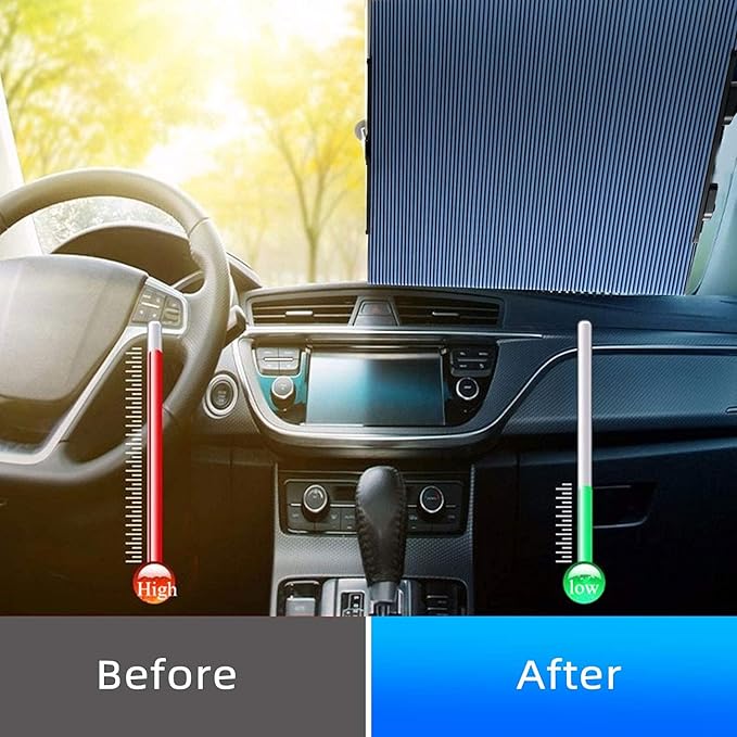 Retractable Sun Car Shade – Car Accessories