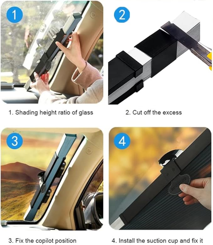 Retractable Sun Car Shade – Car Accessories