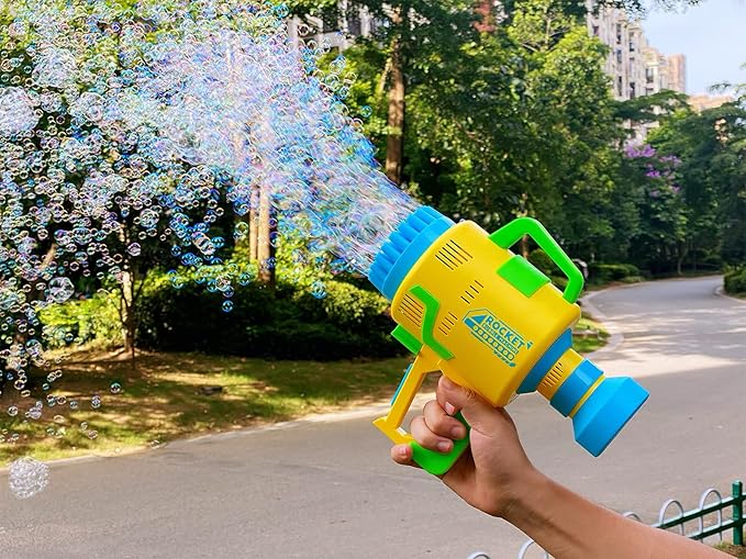 Rocket - 48-Hole Electric Bubble Machine – Outdoor Water Toys