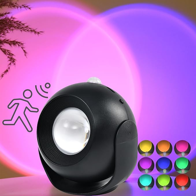 Rotating Body Sensing Sunset Light