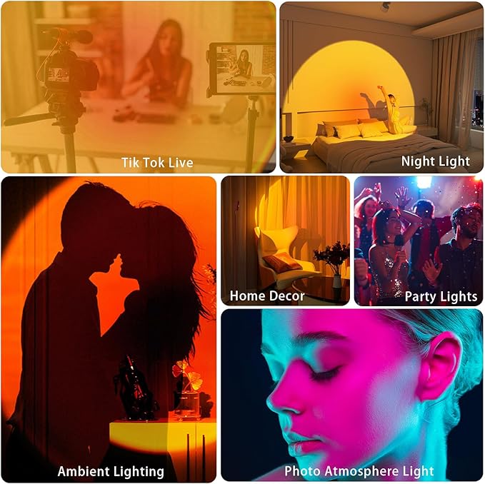Rotating Body Sensing Sunset Light – Lighting Torches