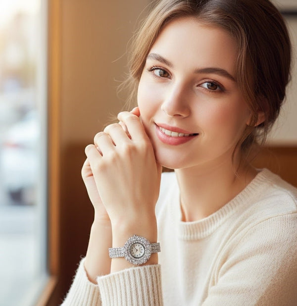 Royal Sunburst Crystal Watch – Home & Kitchen
