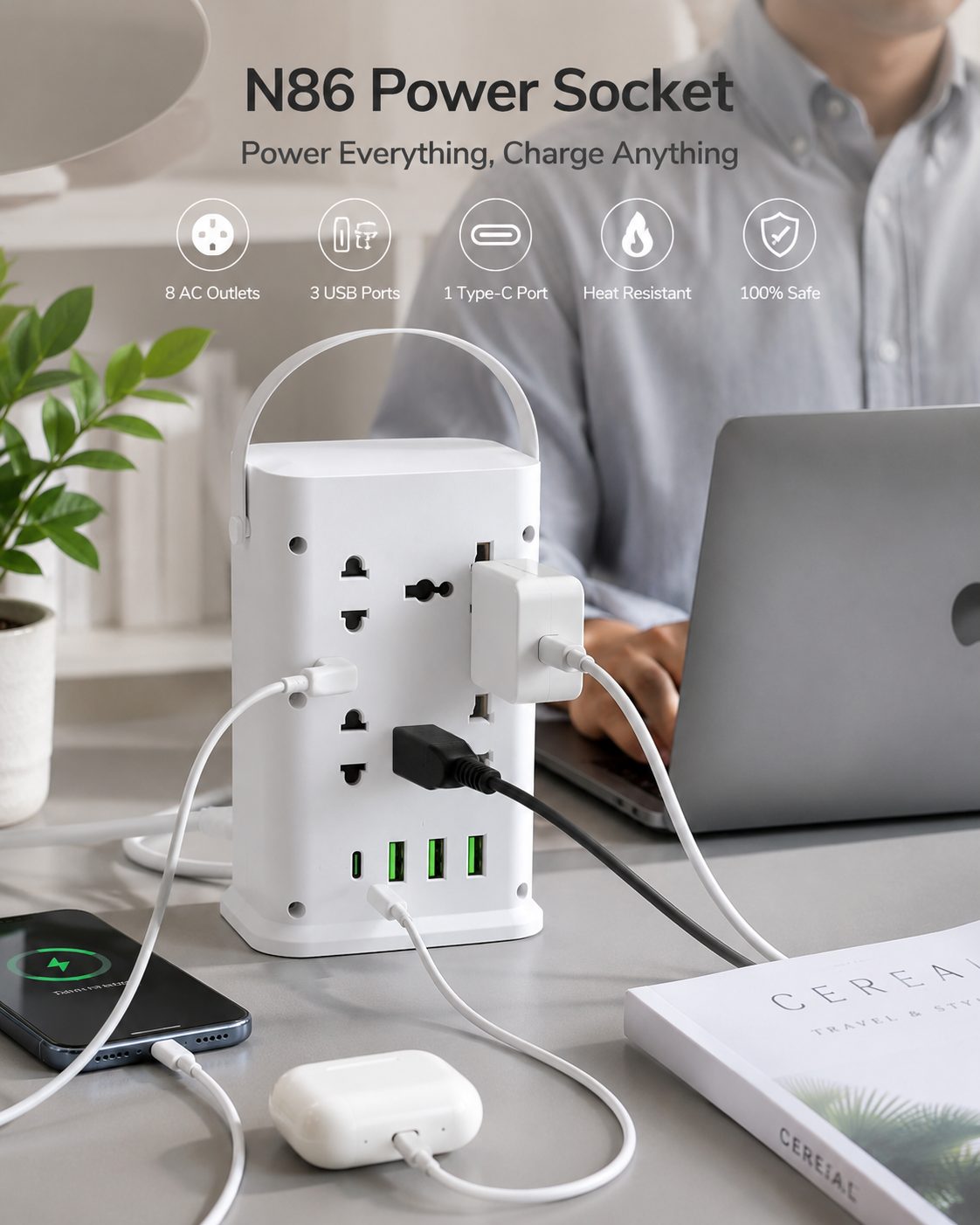 8POWER Safety Power Tower – Home Safety Security