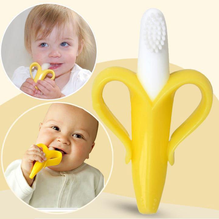 Silicon Bebe Banana Teether Toy – Pretend Play Toys