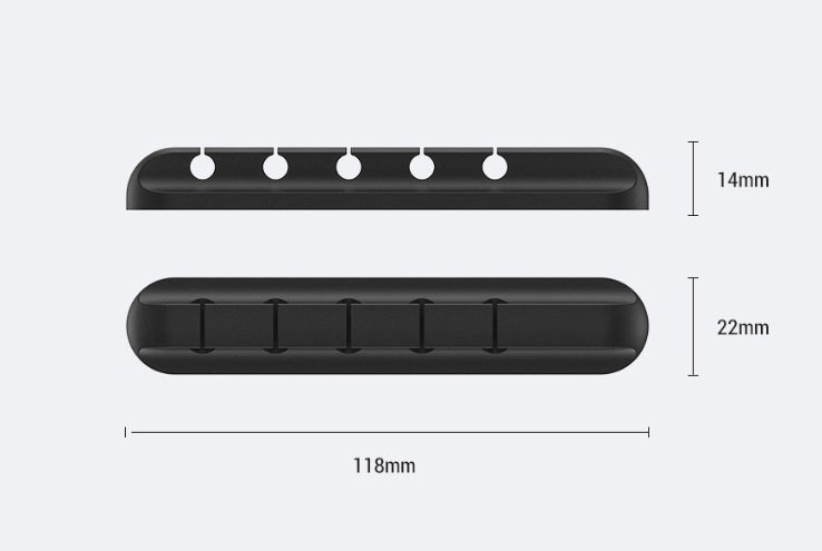 Silicone Storage Cable Management Cable Clamp