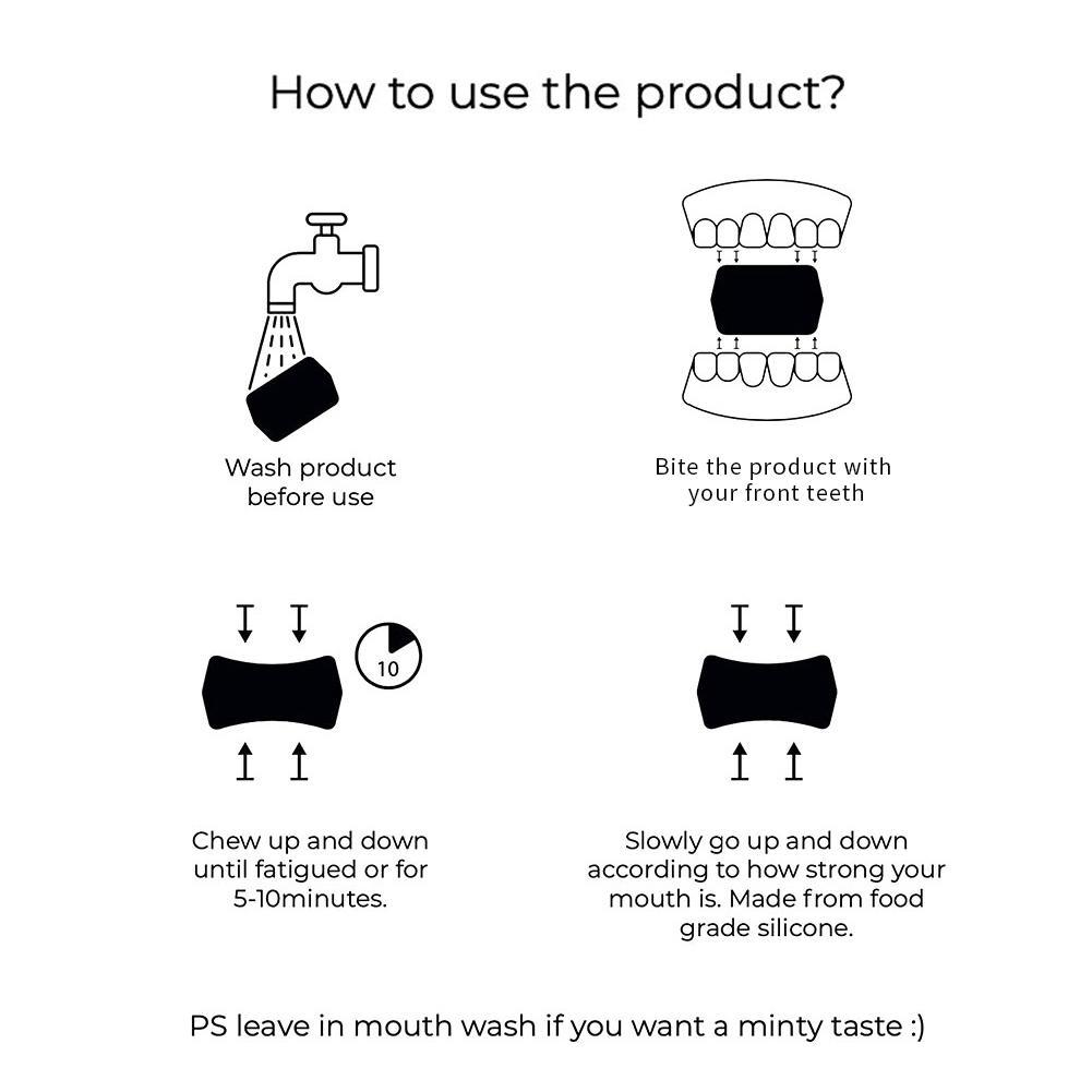 Small Silicone Jaw Trainer – Health & Fitness