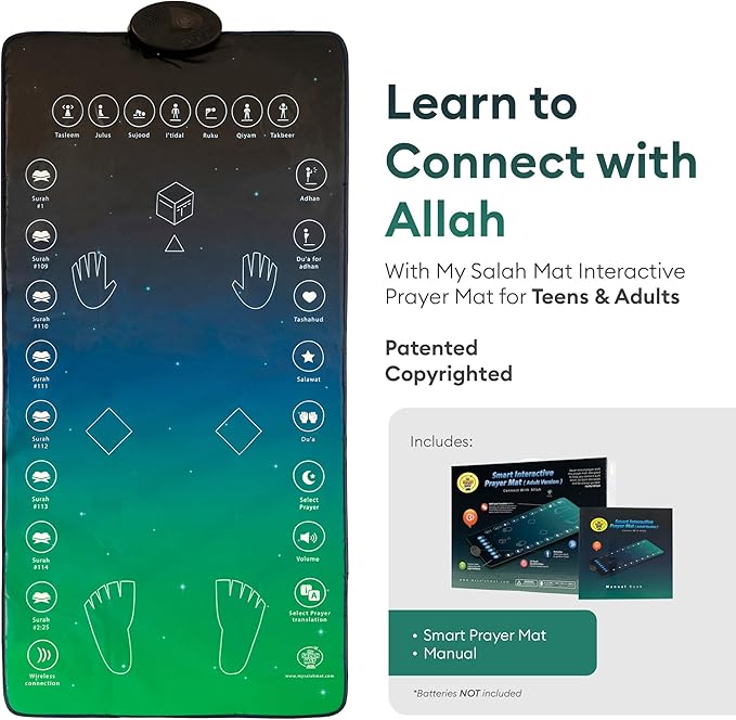 Smart Interactive Prayer Mat – Islamic Collection