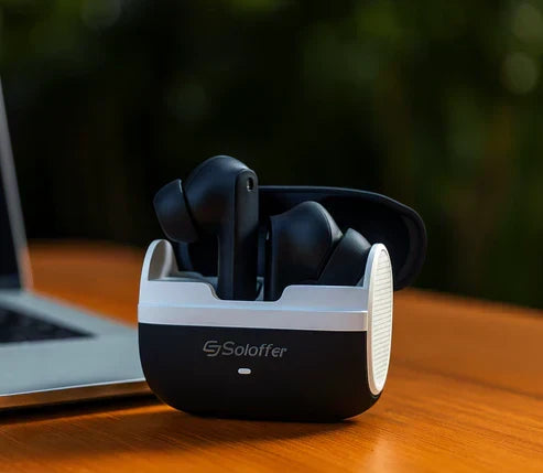 Solo True Wireless Stereo Earbuds – Deep Bass | Type-C Fast Charging | Bluetooth 5.3