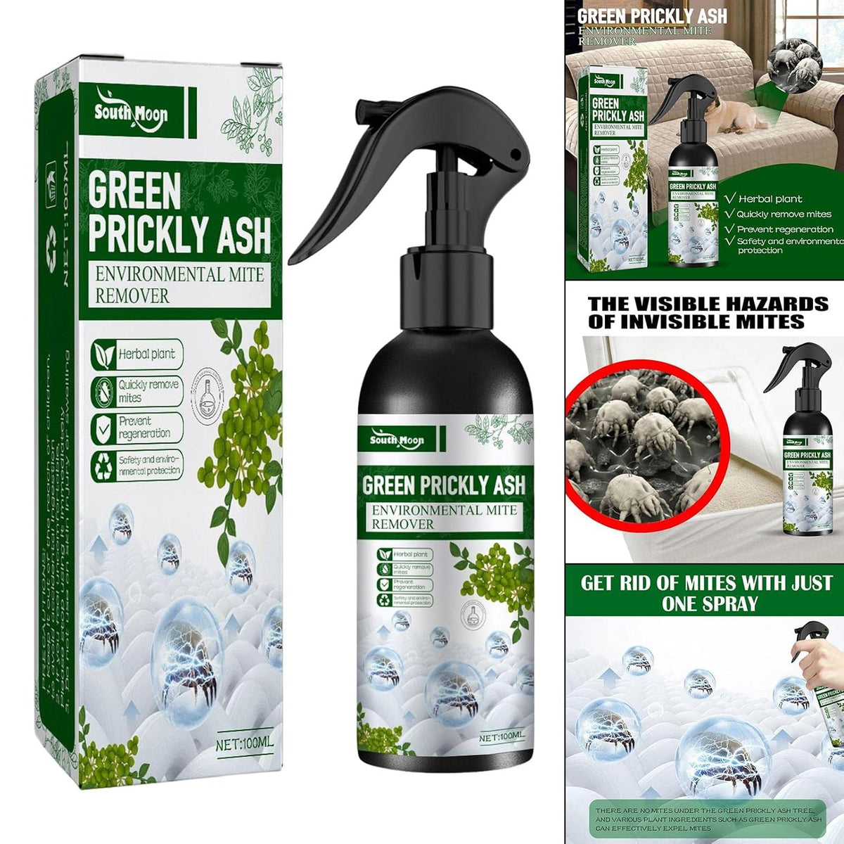 South Moon - Green Prickly Ash Herbal Mite Remover (Original)