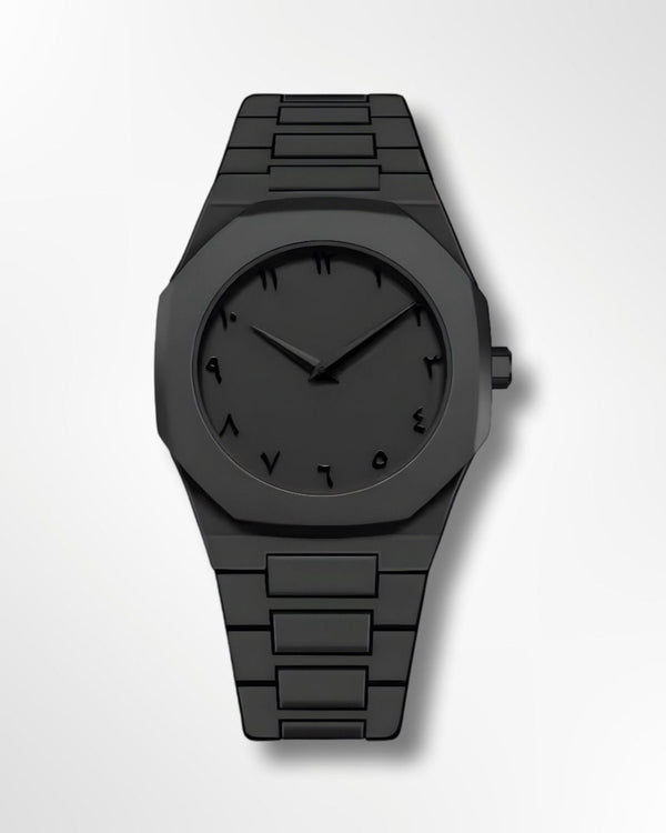 Stainless Steel Arabic Watch – Home & Kitchen