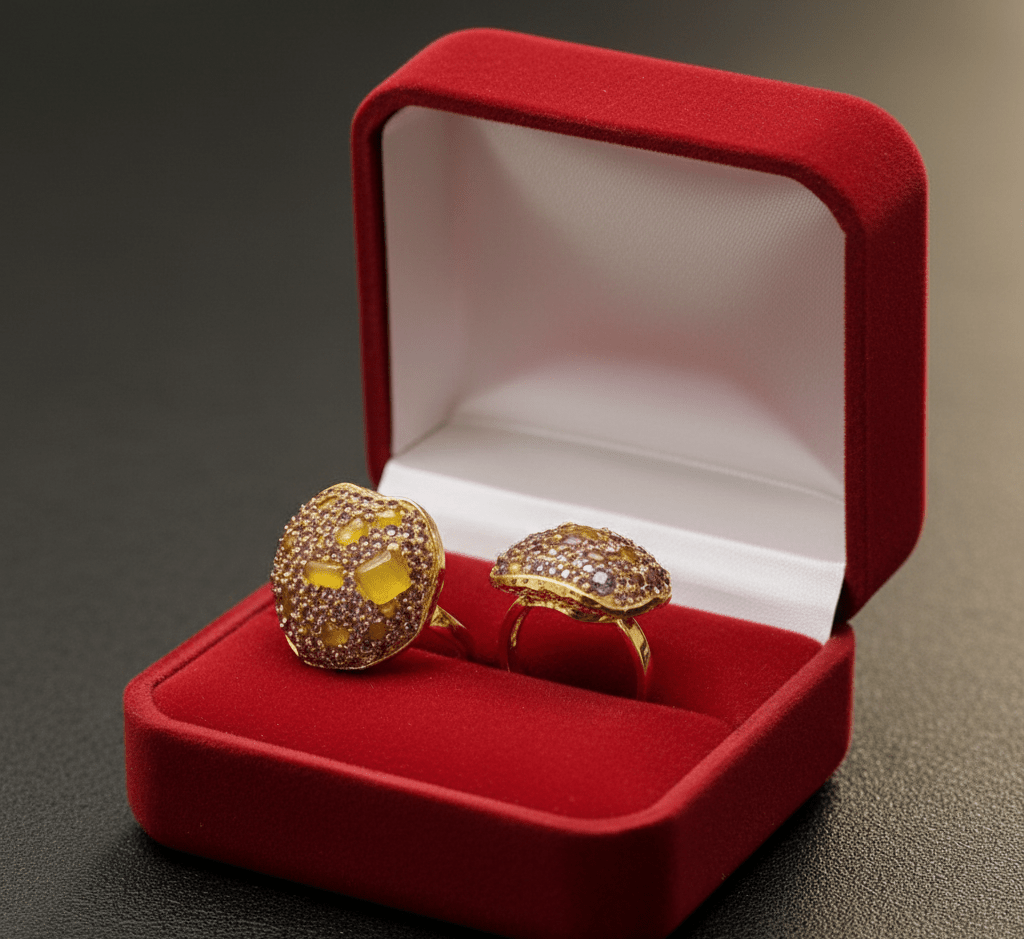 Stone Pave Statement Ring – Jewelry Watches