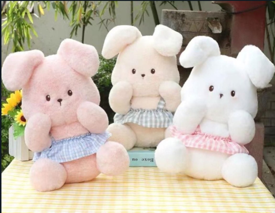 Stuffed Rabbit Toy (22cm) – Plush Soft Toys