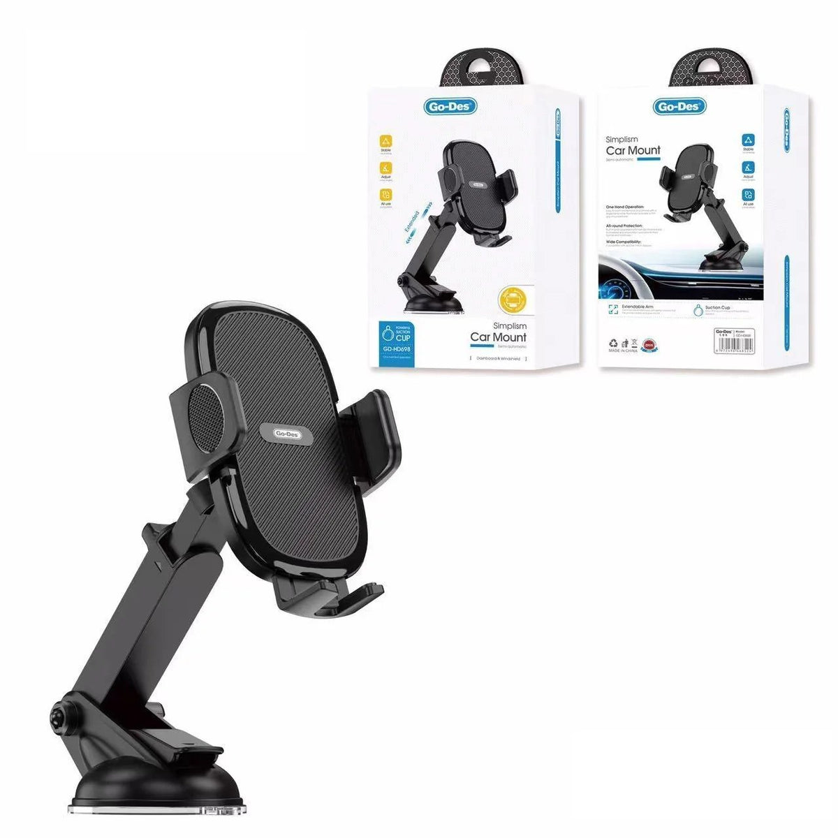 Suction Cup Telescopic Vehicle Bracket – Car Accessories