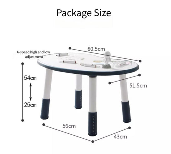 Kids Table & Chair Set – Ergonomic, Easy-Clean & Fun Colors!