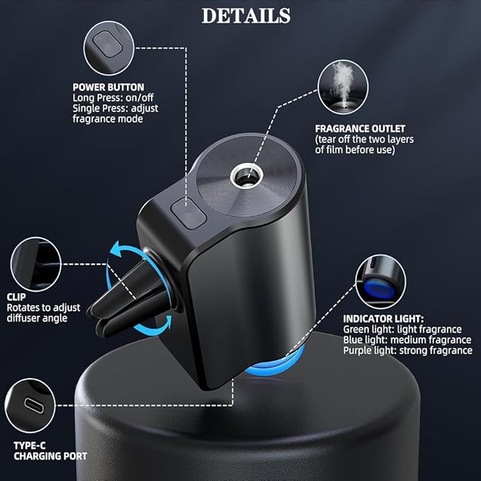 TANMASHI - Smart Car Aroma Diffuser – Car Accessories