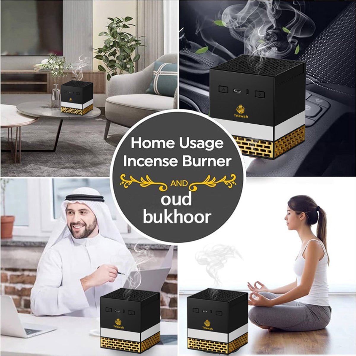 Telawah - Portable Electric Incense Bakhoor Burner