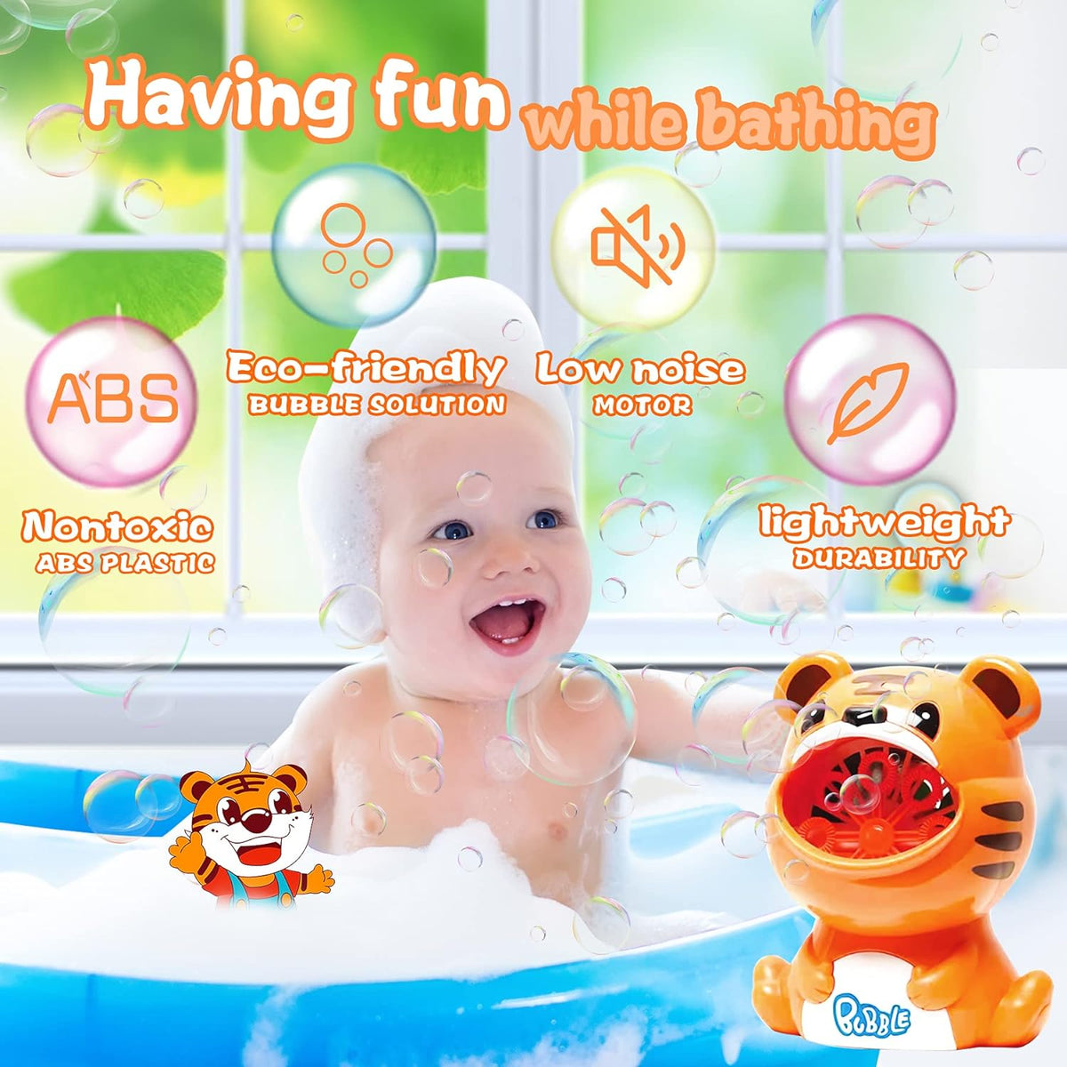 Tiger Bubble Machine – Outdoor Water Toys
