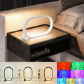 USB Plug-In Oval Acrylic Desk Lamp Touch Control