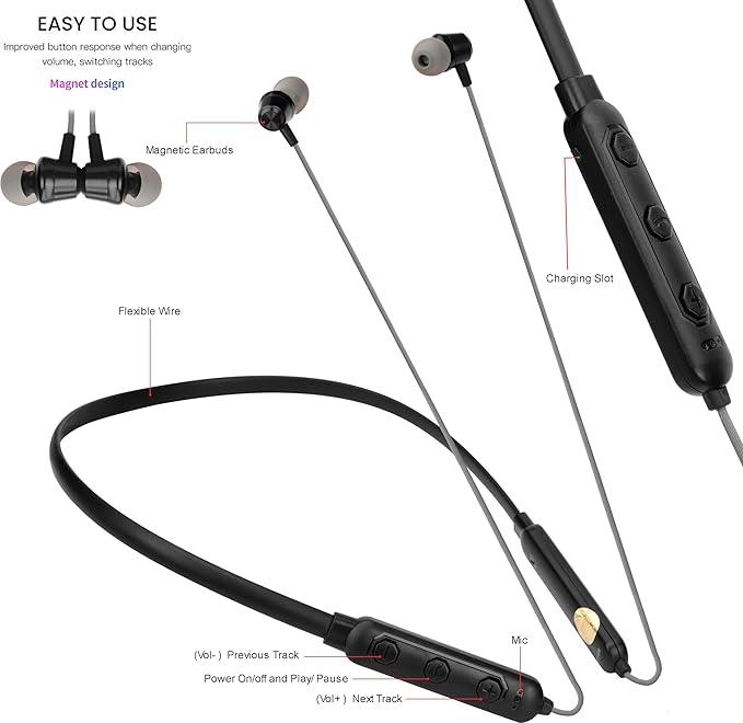 Vippo Bluetooth Earphone – Audio Speakers Headphones