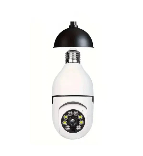 WiFi Smart Panorama Camera – 360° Bulb Security Camera | Night Vision | Mobile App Control