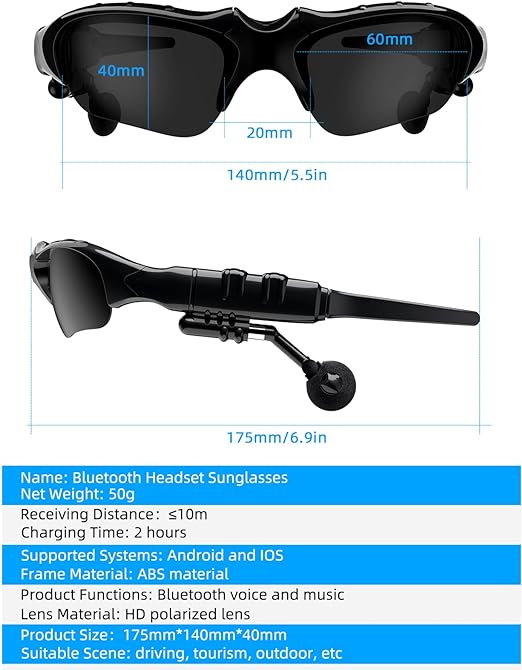 Wireless Bluetooth Headset Sunglasses – Sunglasses Eyewear