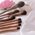 Wood Handle Makeup Brush Set Blush Brush Set Eye Eyeliner Powder Foundation
